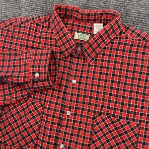 Vintage Ozark Trail Double Breasted Flannel Mens Size 2XL Buffalo Plaid USA Made